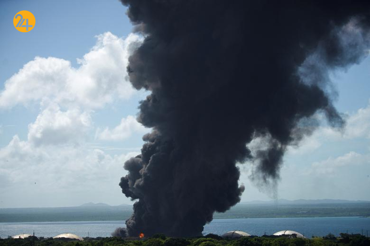 آتش در مخازن سوخت هاوانا