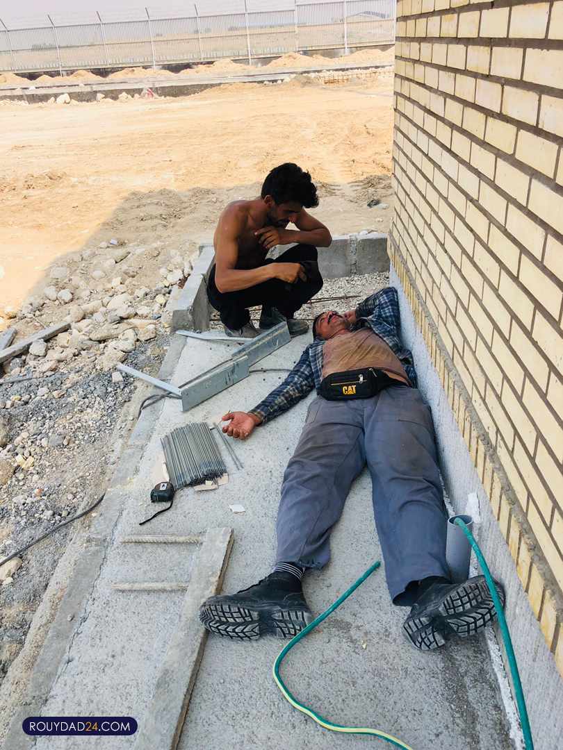 گرمازدگی کارگران پالایشگاه