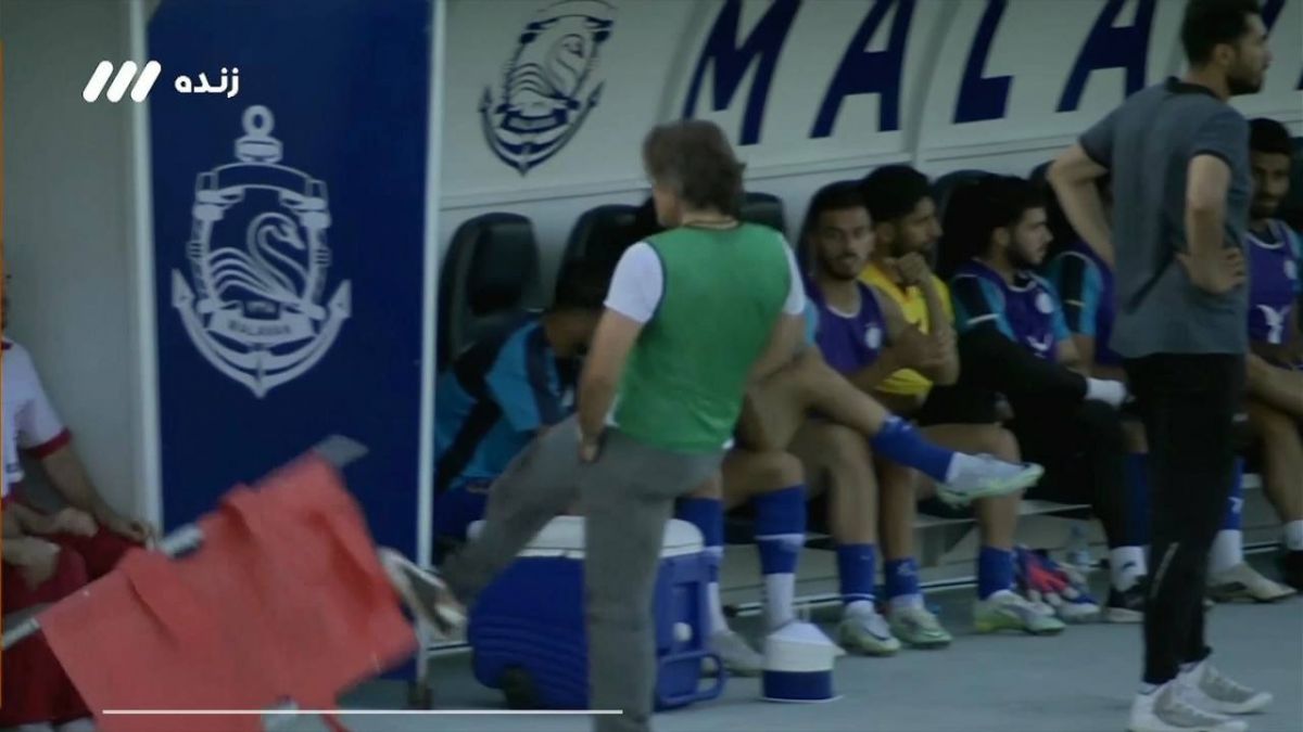 دلجویی ساپینتو از هلال احمر ورزشگاه +فیلم