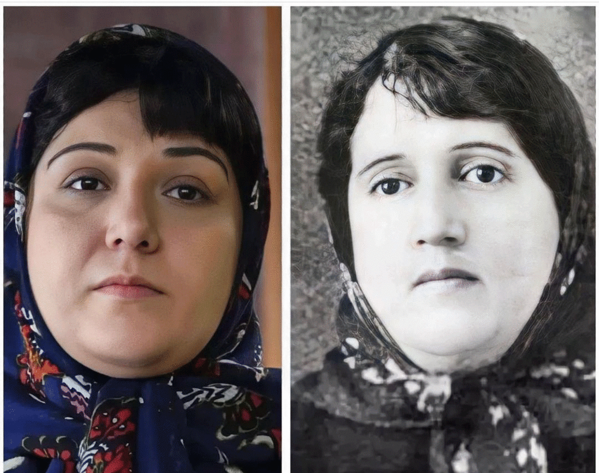 باران کوثری با گریم پروین اعتصامی، در سریال «شبکه مخفی زنان» +فیلم