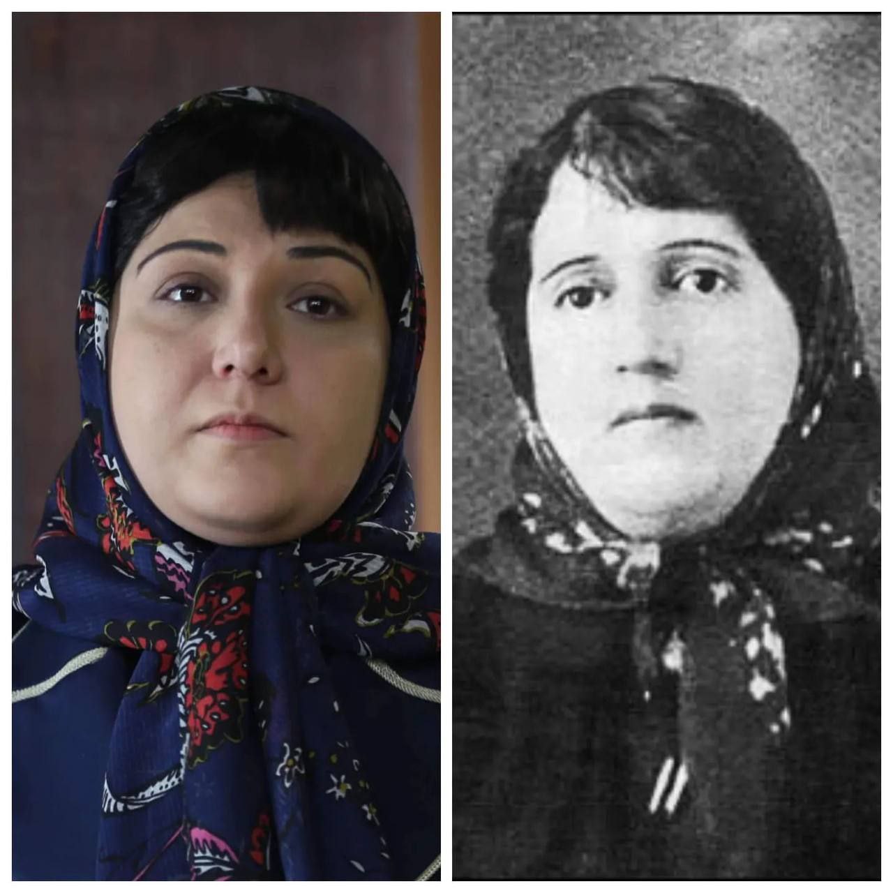 چهره جدید باران کوثری با گریم پروین اعتصامی