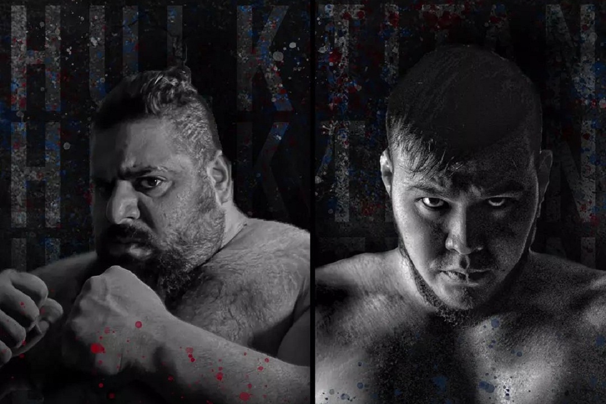 درگیری جنجالی هالک ایرانی با حریف قزاق بعد وزن‌کشی +فیلم