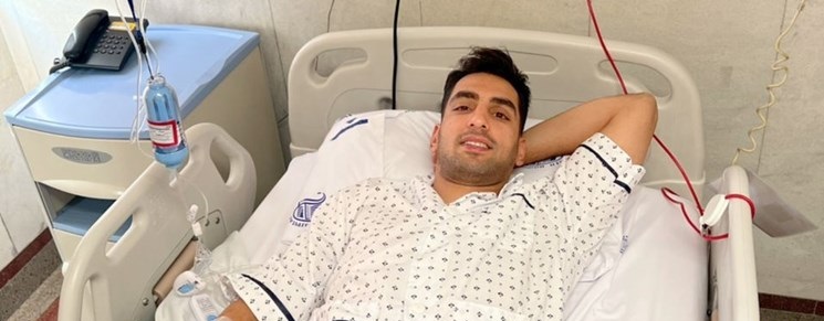 بازیکن ذوبآهن خود را به تیغ جراحان سپرد + عکس بازیکن ذوبآهن خود را به تیغ جراحان سپرد + عکس