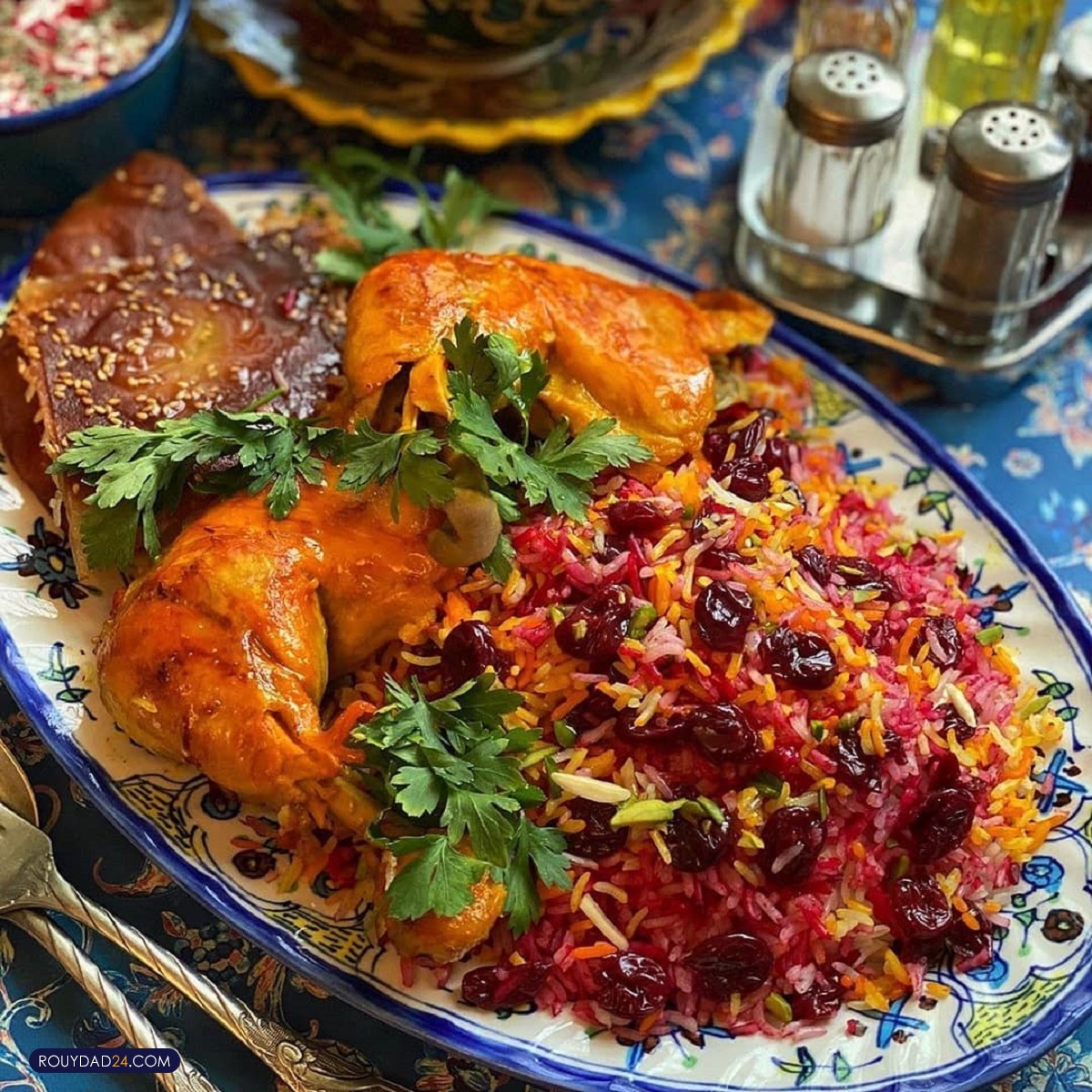 عکس آلبالو پلو مجلسی