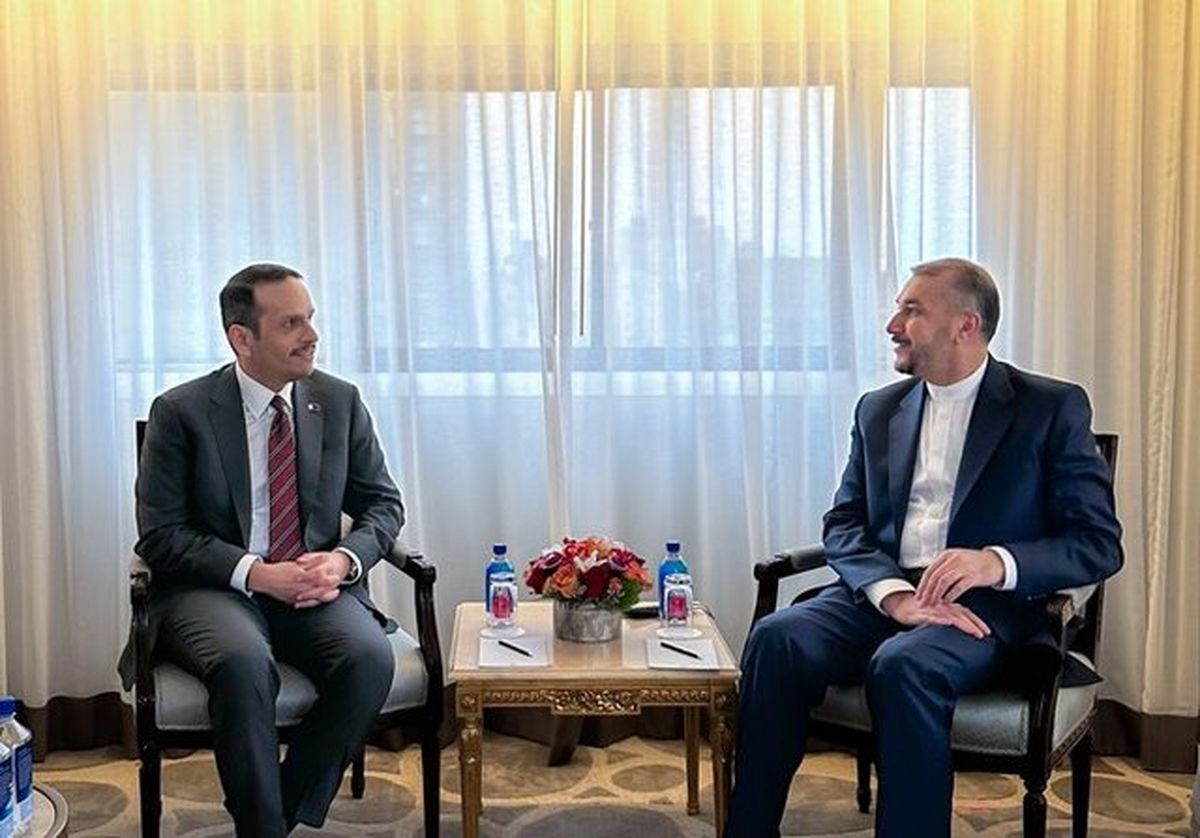 رایزنی برجامی وزرای خارجه ایران و قطر در نیویورک