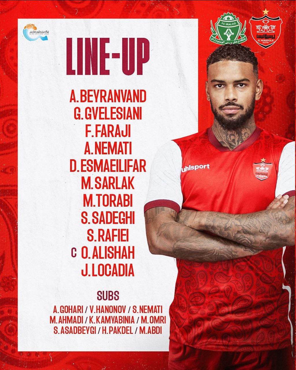 رونمایی پرسپولیس از مهاجم هلندی + عکس