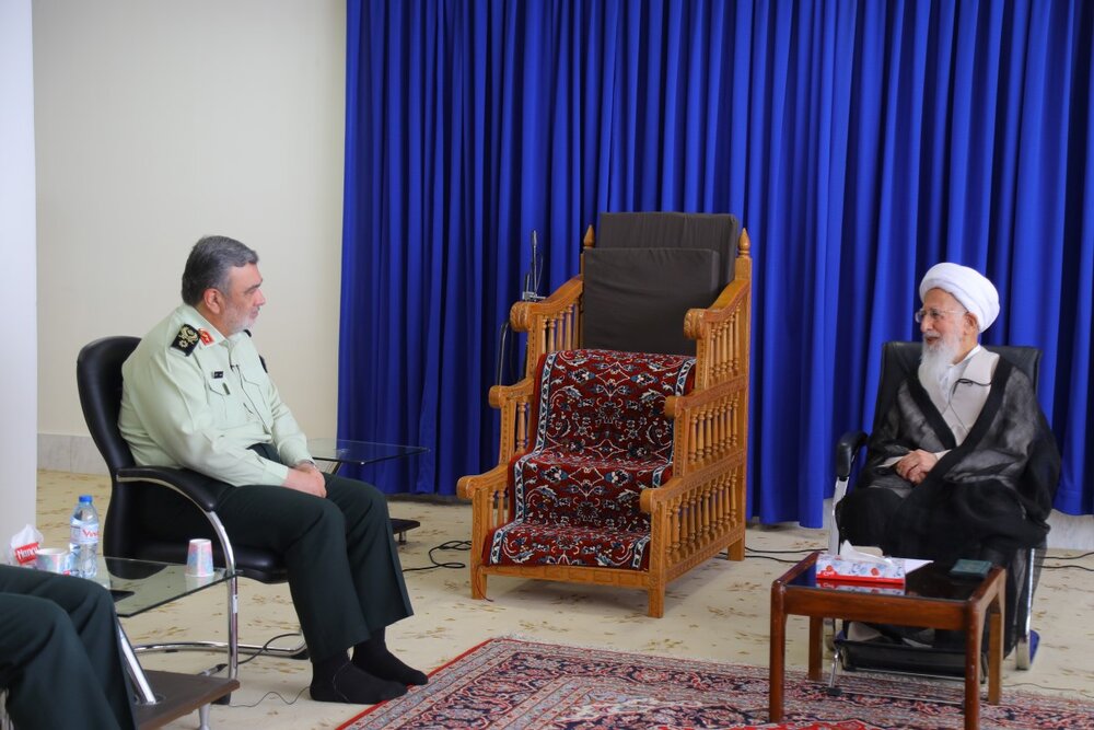 جوادی آملی در دیدار سردار اشتری