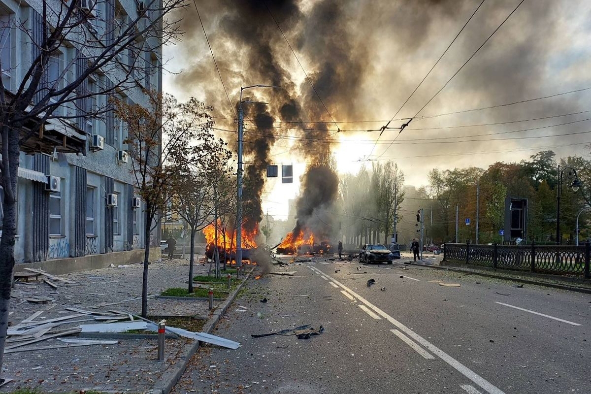 پوتین کی‌یف را به خاک و خون کشید! +فیلم