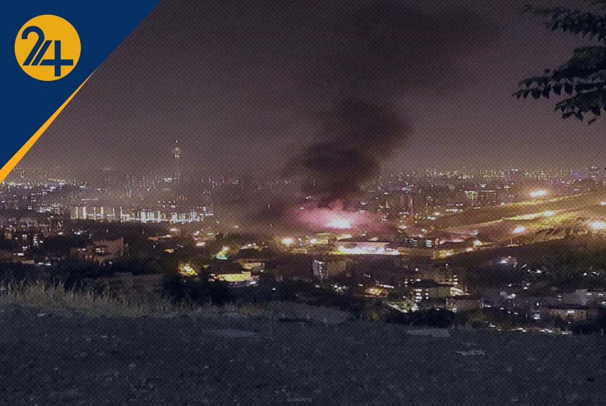 آتش سوزی و درگیری در زندان اوین