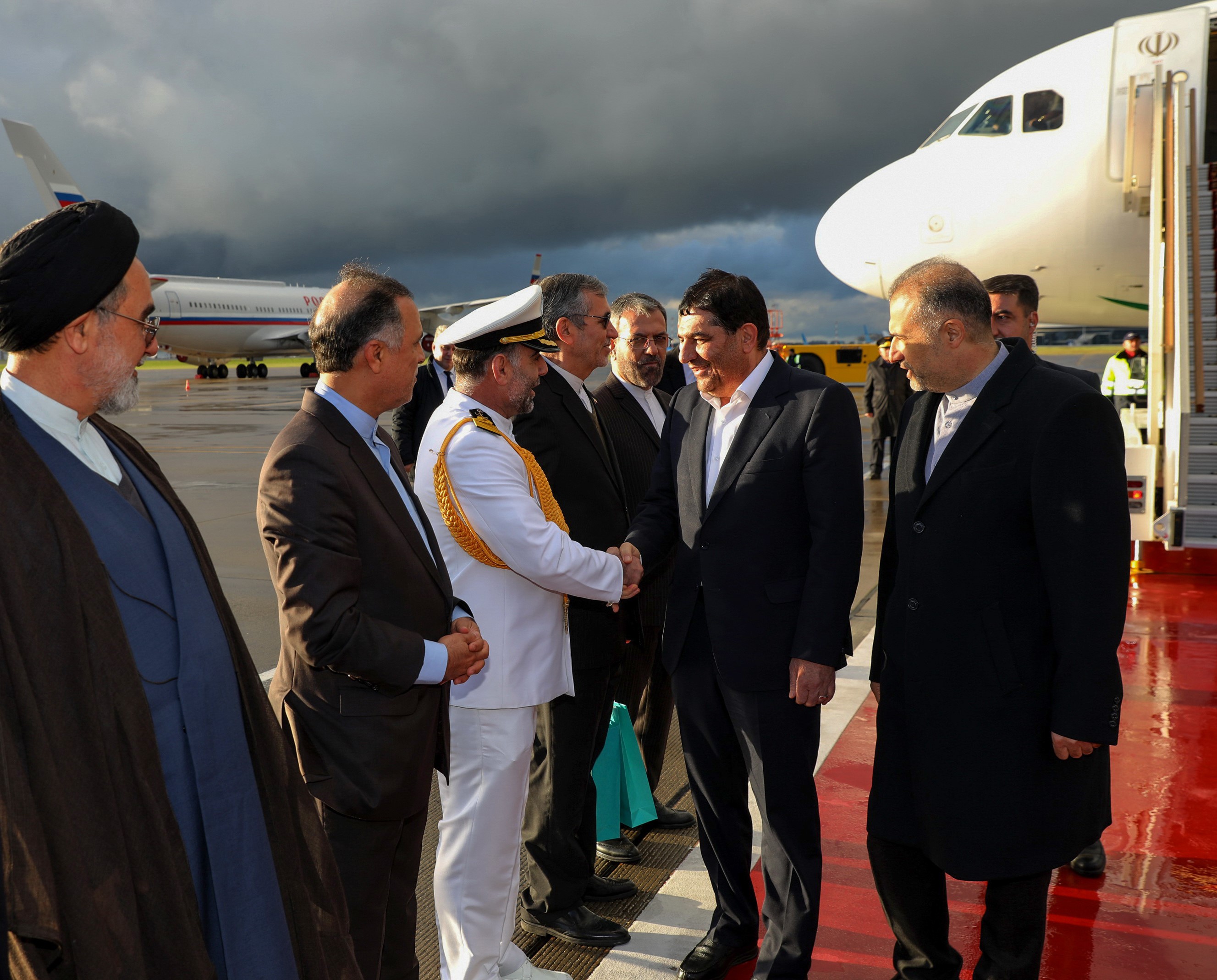 معاون اول رییس جمهور وارد روسیه شد معاون اول رییس جمهور وارد روسیه شد