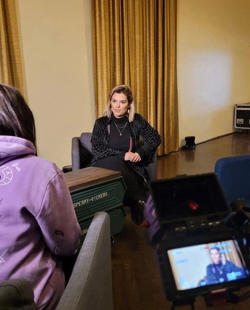 کشف حجاب دنیا مدنی در جشنواره فیلم کوتاه آلمان + عکس