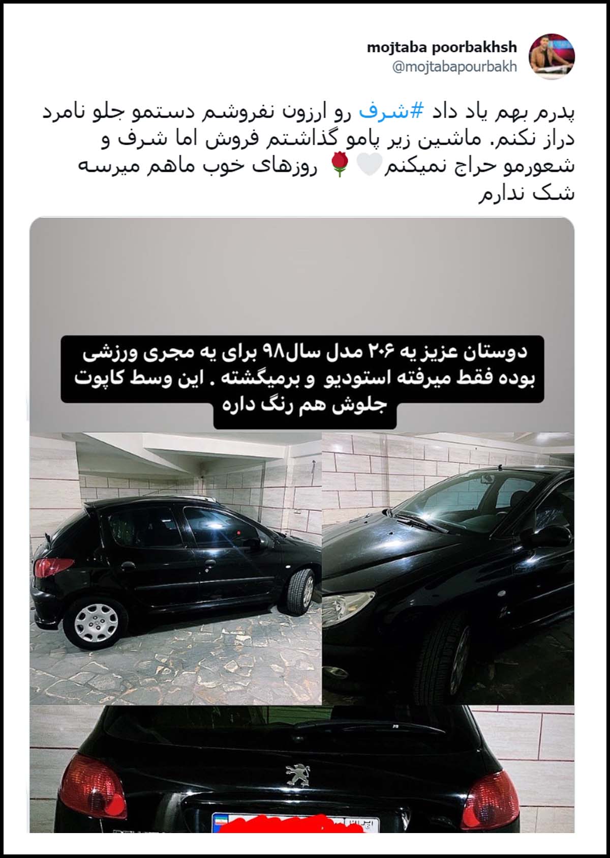 اینستاگرام مجتبی پوربخش