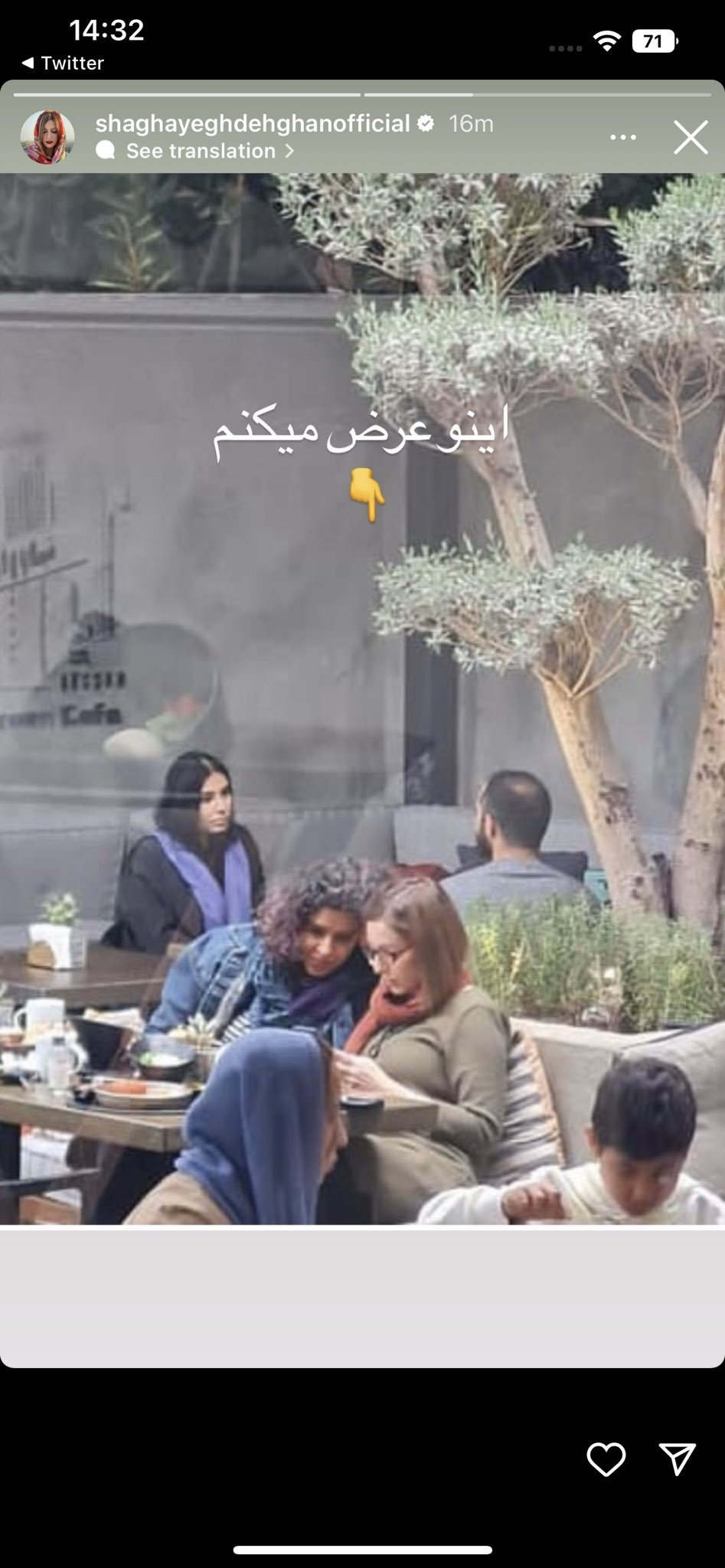 شقایق دهقان سهوا کشف حجاب کرد