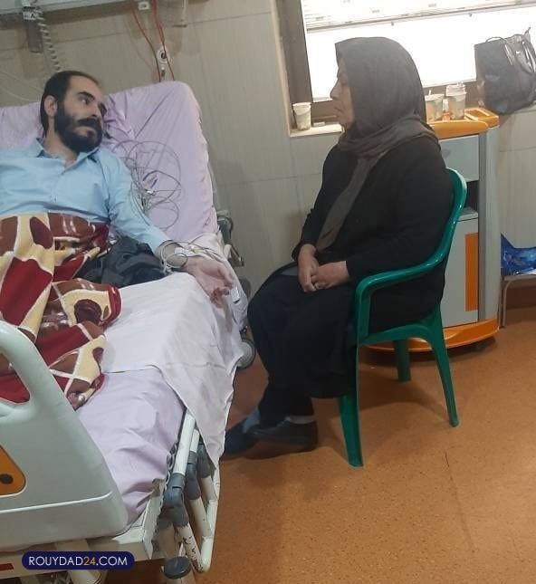 حسین رونقی در بیمارستان دی