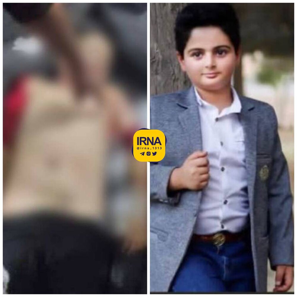 تصویر تلخ فوت کودک ۹ساله در حمله شهرستان ایذه