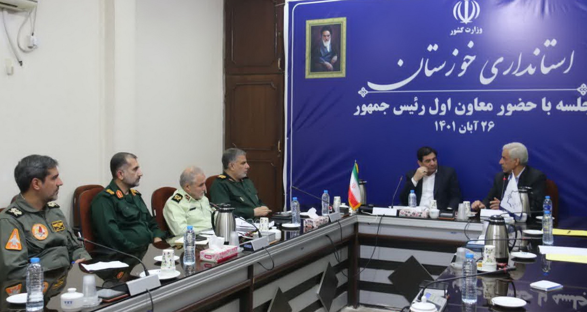 محمد مخبر: توطئههای دشمن در حوادث اخیر در خوزستان ناموفق بوده است محمد مخبر: توطئههای دشمن در حوادث اخیر در خوزستان ناموفق بوده است