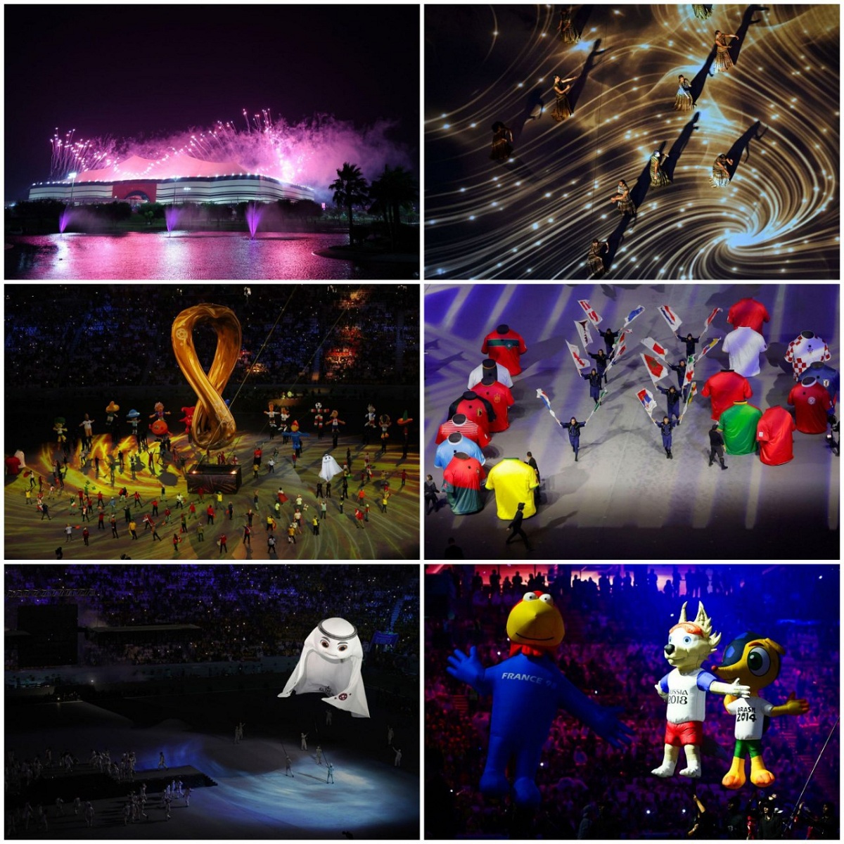 افتتاحیه جام جهانی قطر افتتاحیه جام جهانی قطر