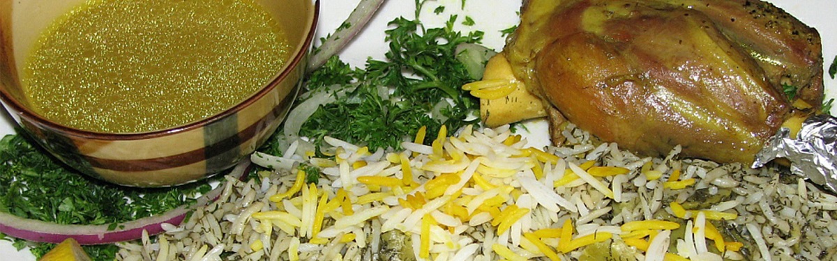 باقلالی پلو با گردن باقلالی پلو با گردن نواب ابراهیمی