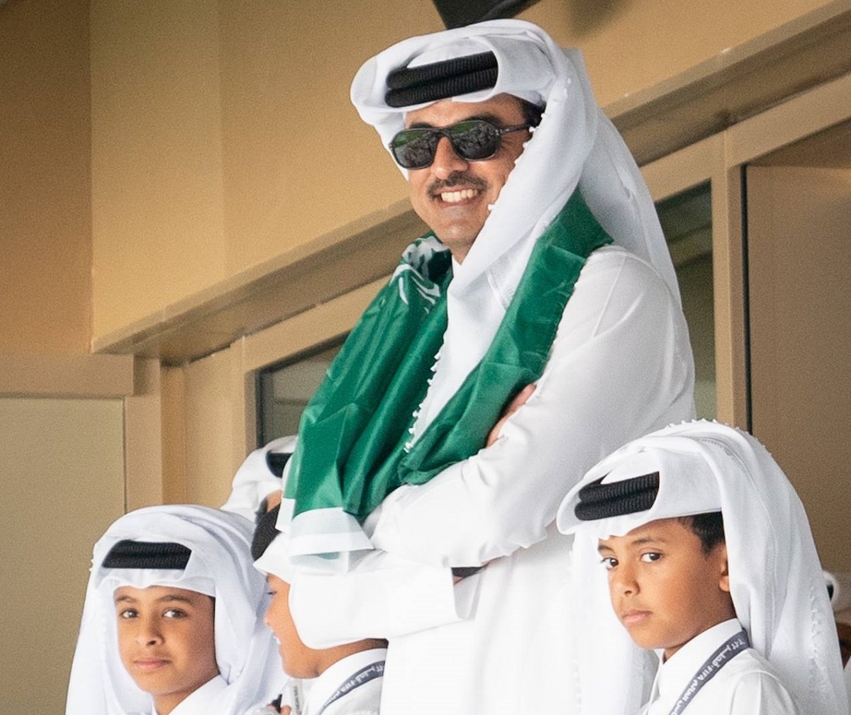 خوشحالی امیرقطر از پیروزی عربستان مقابل آرژانتین