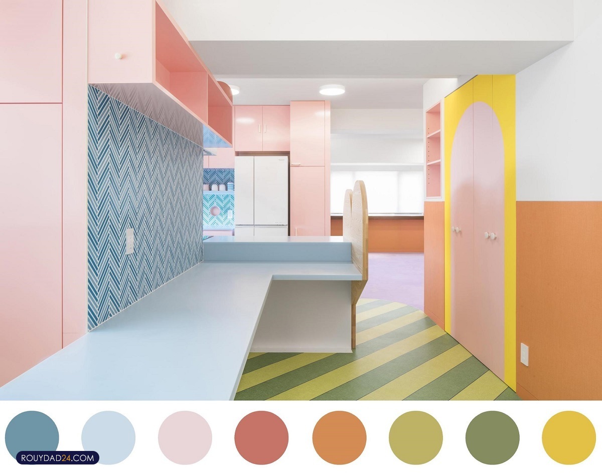 ترکیب رنگها در دکوراسیون منزل دکوراسیون منزل