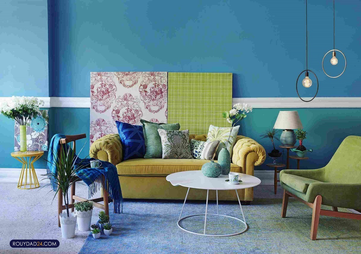 ترکیب رنگها در دکوراسیون منزل ترکیب رنگها در دکوراسیون منزل
