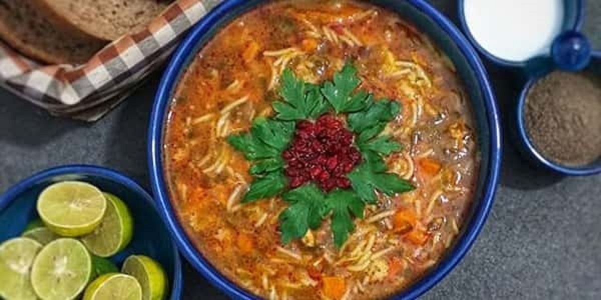 طرز تهیه سوپ  ورمیشل برای سرماخوردگی