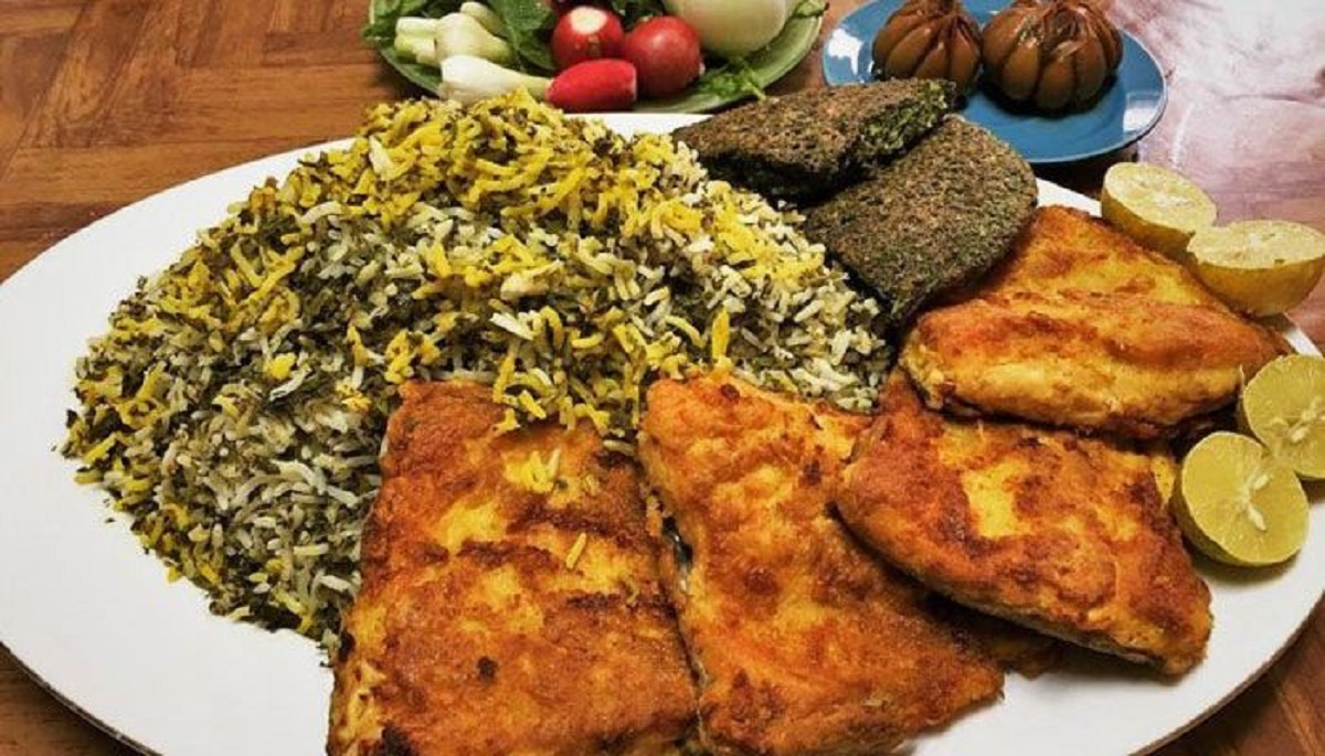 طرز تهیه سبزی پلو با ماهی طرز تهیه سبزی پلو با ماهی