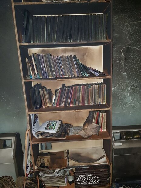 دفتر بسیج دانشجویی دانشگاه شریف در آتش سوخت +عکس دفتر بسیج دانشجویی دانشگاه شریف در آتش سوخت +عکس