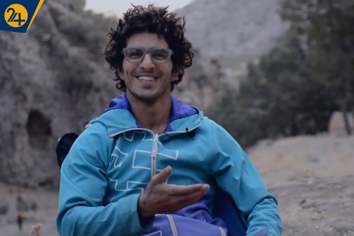 حسام موسوی مربی سنگنوردی