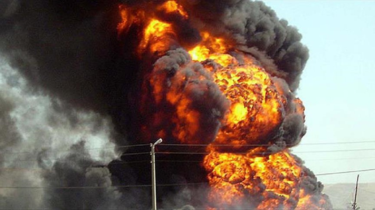 انفجار در جایگاه پمپ گاز یاسوج