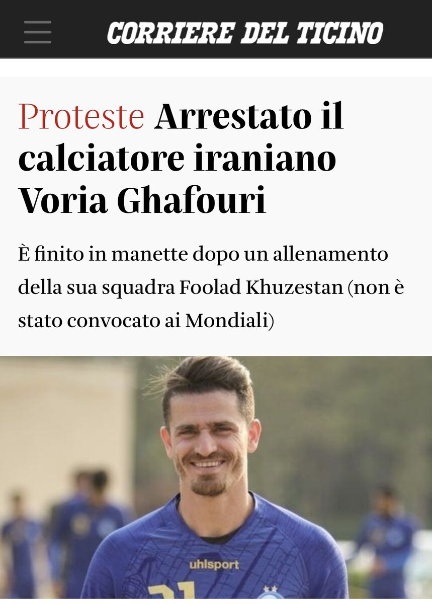 بازتاب جهانی بازداشت وریا غفوری در ایران