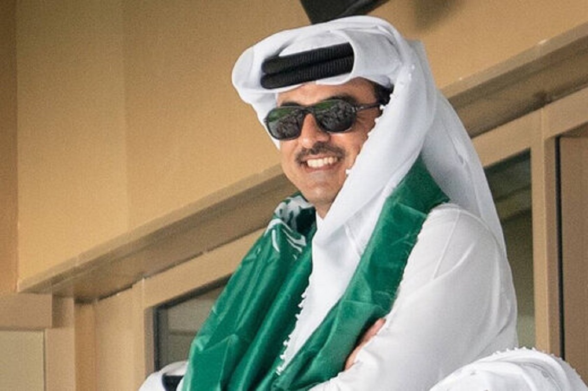 واکنش امیر قطر به برد ایران مقابل ولز +فیلم