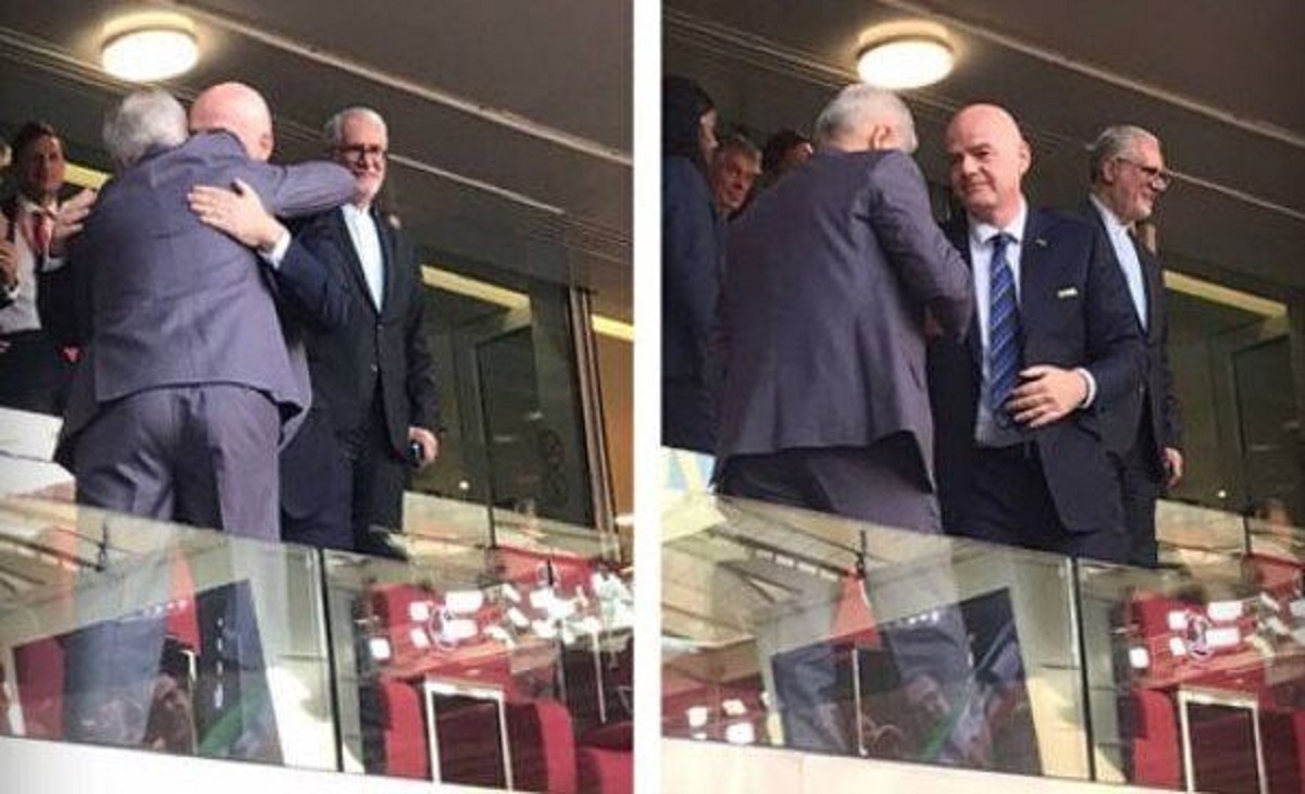 رئیس فیفا پیروزی ایران بر ولز را تبریک گفت