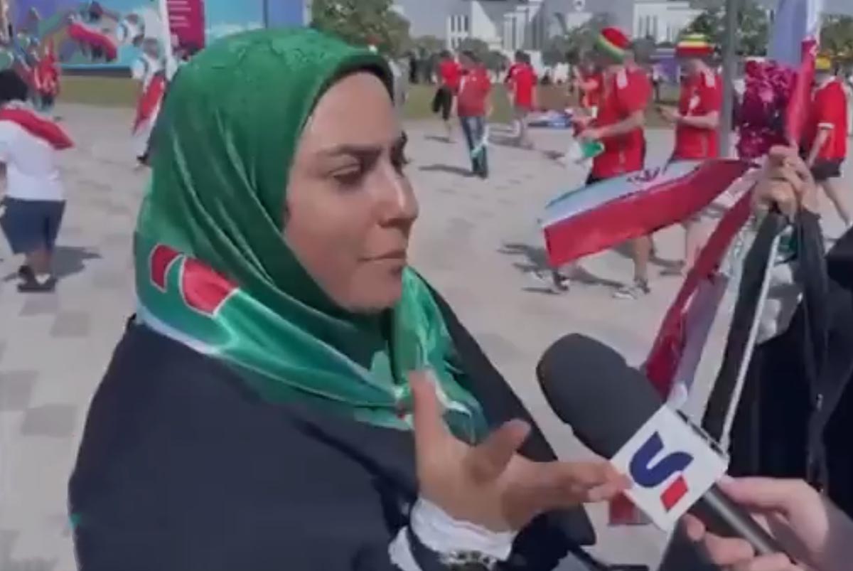 مصاحبه زن ایرانی در قطر