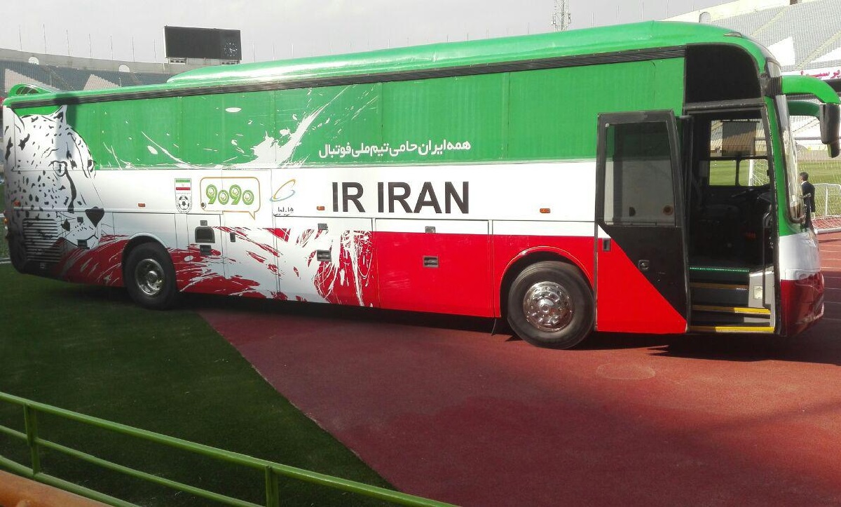 کاروان تیم ملی فوتبال ایران