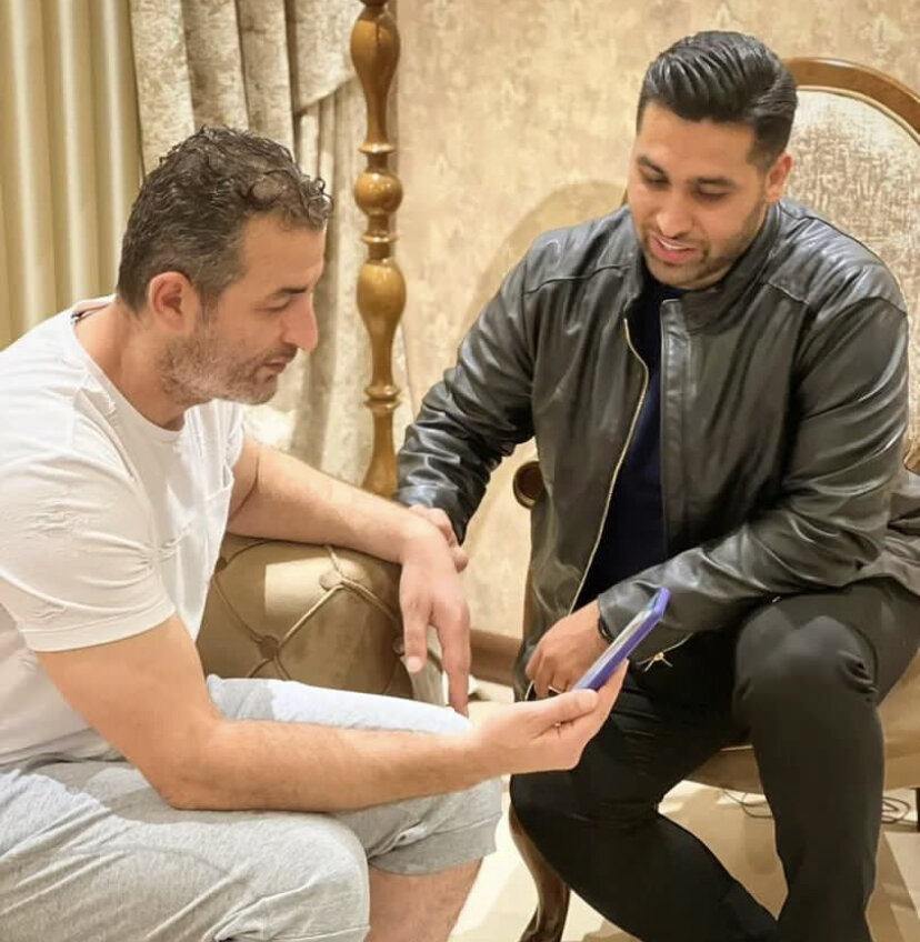 اولین تصویر از پرویز برومند پس از آزادی