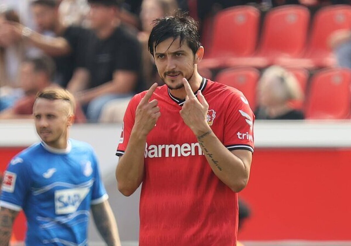 خوشحالی پس از گل جالب سردار آزمون +فیلم