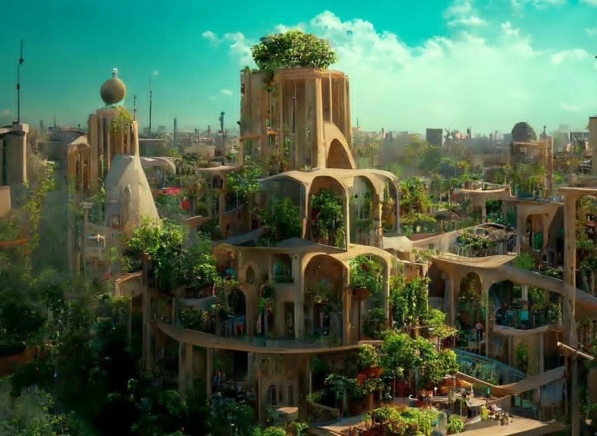 استفاده از هوش مصنوعی برای خلق تصاویری از یزد