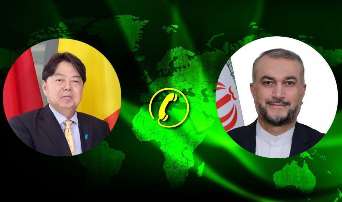 گفت‌وگوی تلفنی وزرای خارجه ایران و ژاپن