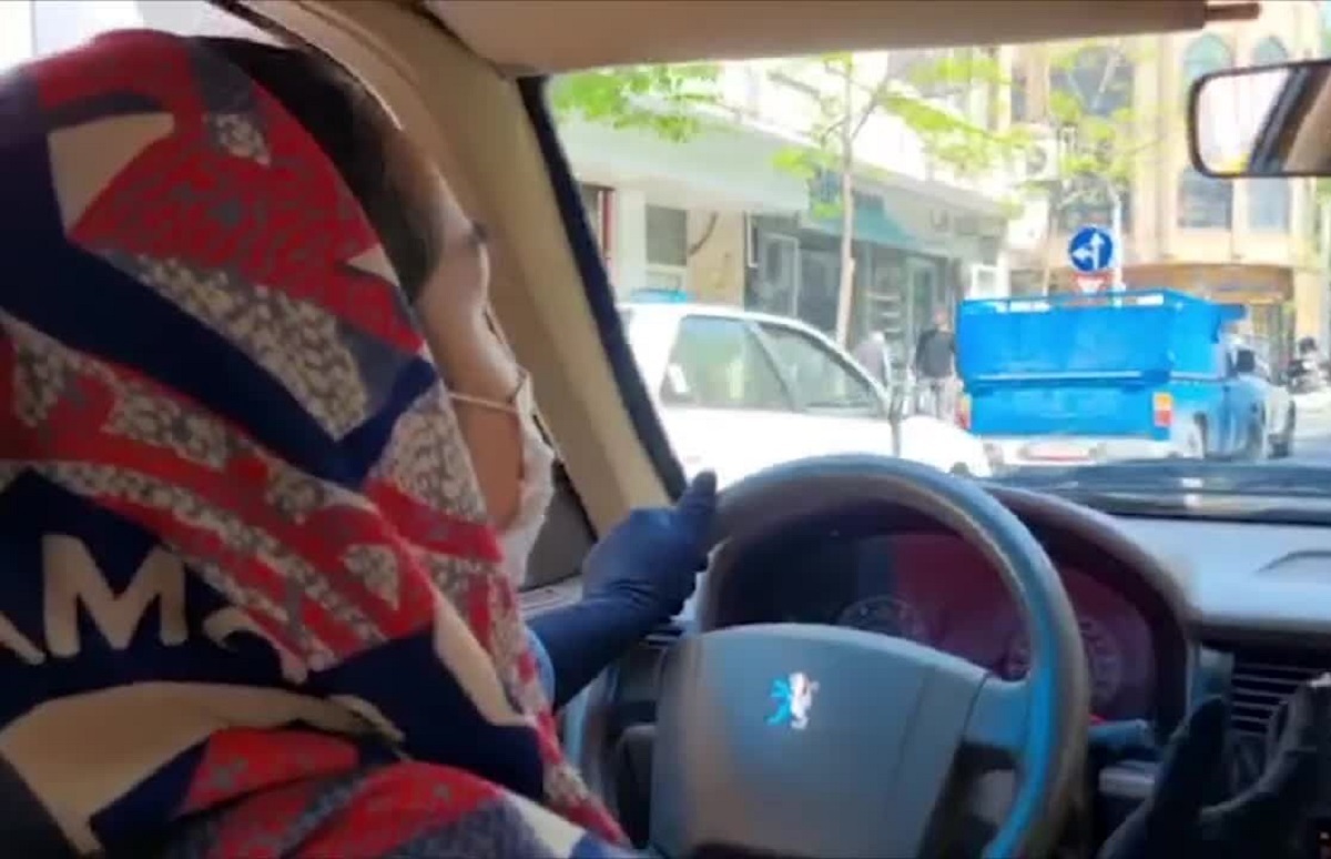 ویدئوی خاص راننده زن برای زاکانی در خیابان