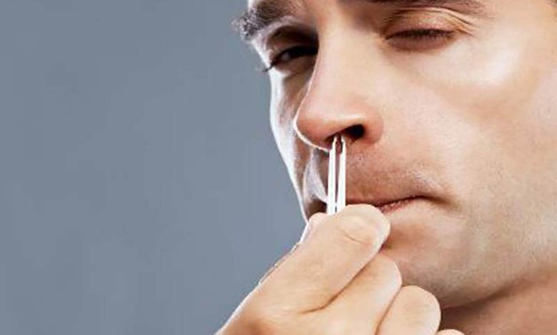 کندن موی بینی