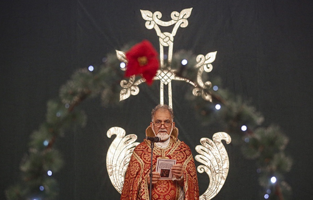 آغاز سال جدید میلادی در کلیسای  مریم مقدس تهران