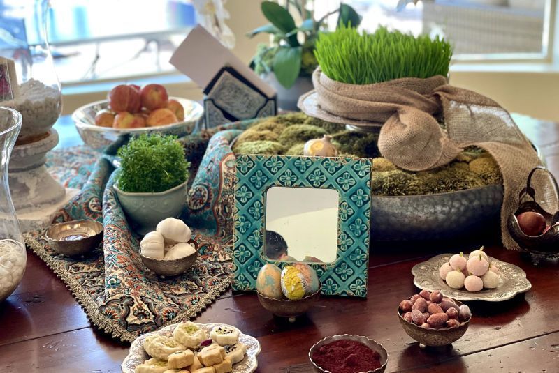 بهترین تزیین سفره هفتسین بهترین تزیین سفره هفتسین