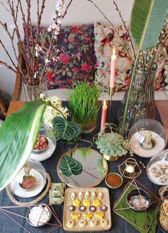 بهترین تزیین سفره هفتسین بهترین تزیین سفره هفتسین