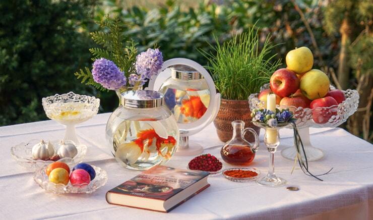 بهترین تزیین سفره هفتسین بهترین تزیین سفره هفتسین