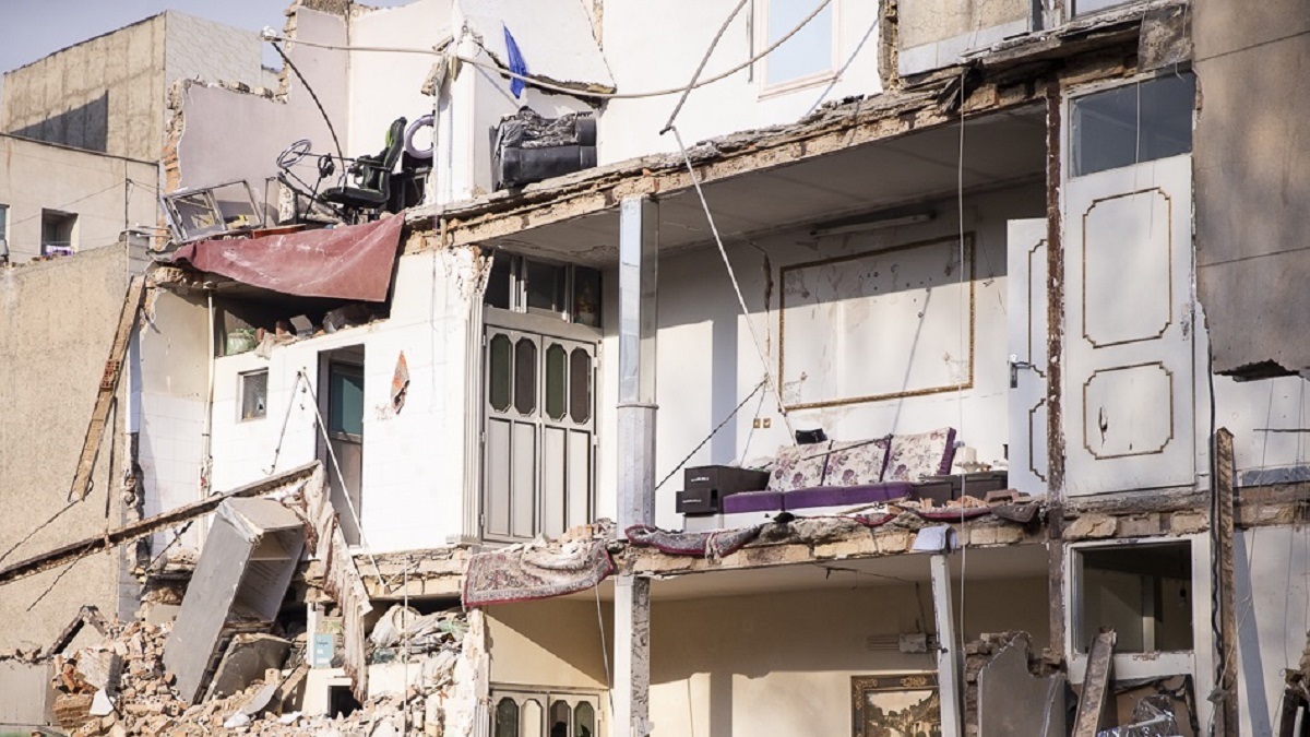 ریزش ساختمان ریزش ساختمان