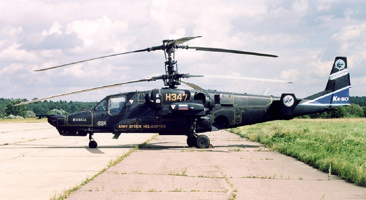 هلیکوپتر تهاجمی کاموف کا-۵۰ روسیه