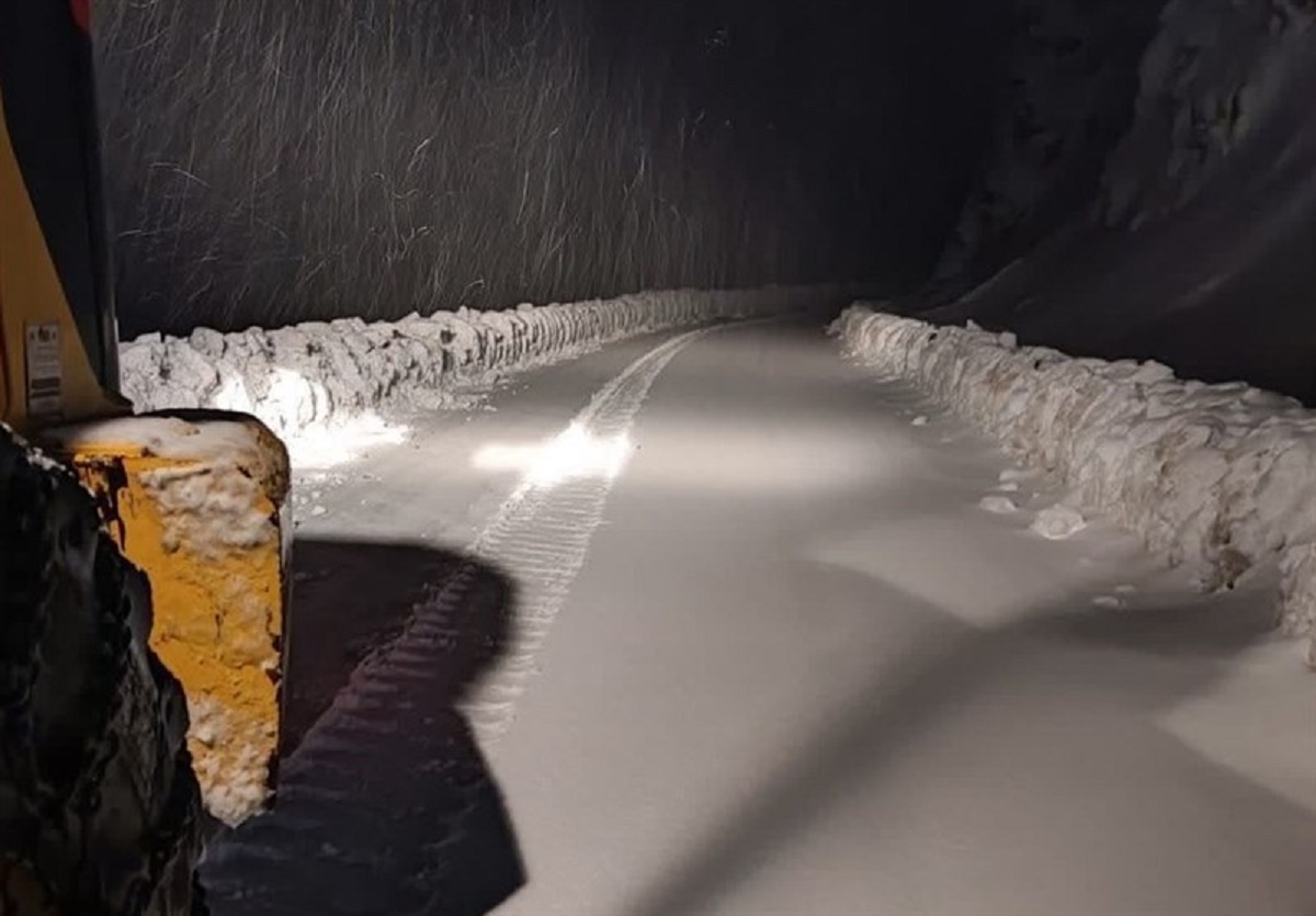 ویدئویی دیدنی از بارش سنگین برف در کردستان