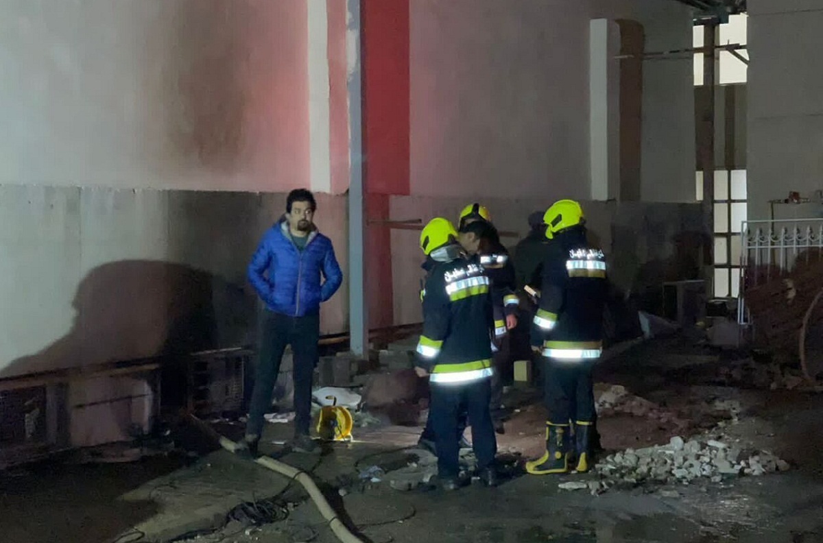 آتش سوزی بیمارستان آیت الله کاشانی آتش سوزی بیمارستان آیت الله کاشانی