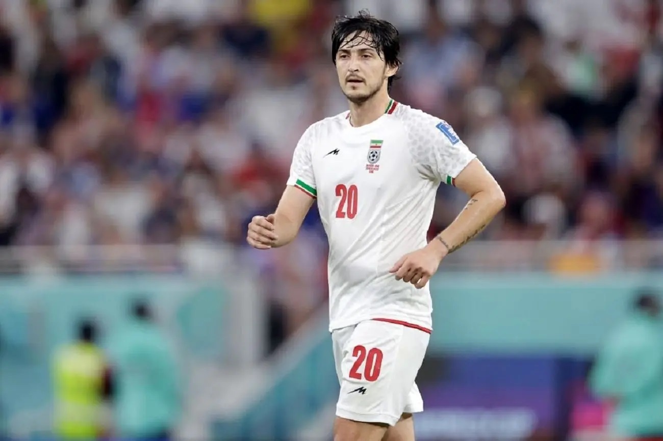 گل آفساید ایران به ژاپن توسط سردار آزمون